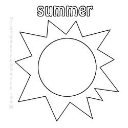 Malvorlage: Sommersaison (Natur) #165338 - Kostenlose Malvorlagen zum Ausdrucken