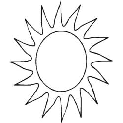 Malvorlage: Sonne (Natur) #157918 - Kostenlose Malvorlagen zum Ausdrucken