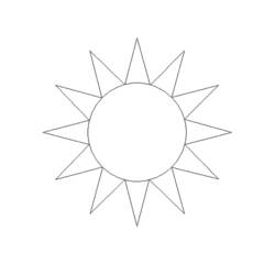 Malvorlage: Sonne (Natur) #157936 - Kostenlose Malvorlagen zum Ausdrucken