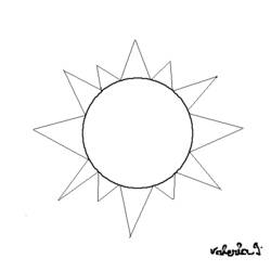 Malvorlage: Sonne (Natur) #157966 - Kostenlose Malvorlagen zum Ausdrucken