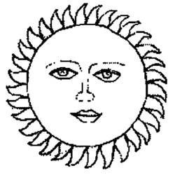 Malvorlage: Sonne (Natur) #157984 - Kostenlose Malvorlagen zum Ausdrucken