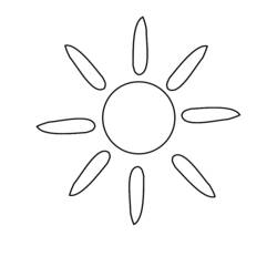 Malvorlage: Sonne (Natur) #157985 - Kostenlose Malvorlagen zum Ausdrucken