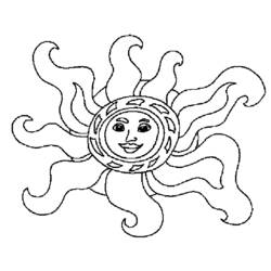 Malvorlage: Sonne (Natur) #157986 - Kostenlose Malvorlagen zum Ausdrucken