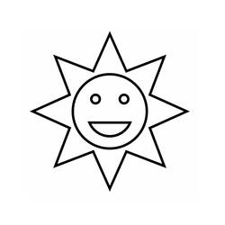 Malvorlage: Sonne (Natur) #158019 - Kostenlose Malvorlagen zum Ausdrucken
