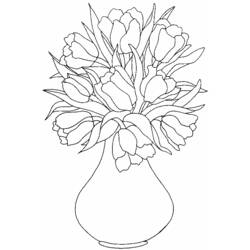 Malvorlage: Tulpe (Natur) #161630 - Kostenlose Malvorlagen zum Ausdrucken