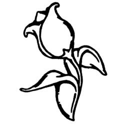 Malvorlage: Tulpe (Natur) #161672 - Kostenlose Malvorlagen zum Ausdrucken