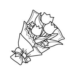 Malvorlage: Tulpe (Natur) #161719 - Kostenlose Malvorlagen zum Ausdrucken