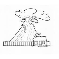 Malvorlage: Vulkan (Natur) #166574 - Kostenlose Malvorlagen zum Ausdrucken