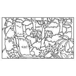 Malvorlage: Wald (Natur) #157014 - Kostenlose Malvorlagen zum Ausdrucken