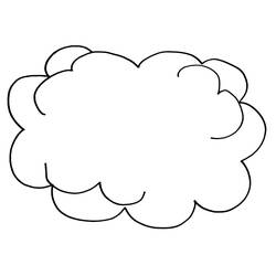 Malvorlage: Wolke (Natur) #157318 - Kostenlose Malvorlagen zum Ausdrucken