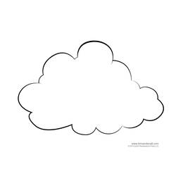 Malvorlage: Wolke (Natur) #157356 - Kostenlose Malvorlagen zum Ausdrucken