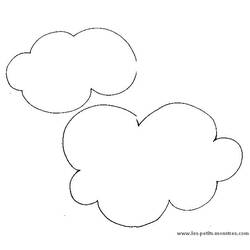 Malvorlage: Wolke (Natur) #157388 - Kostenlose Malvorlagen zum Ausdrucken