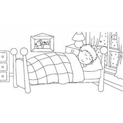Malvorlage: Bett (Objekte) #168030 - Kostenlose Malvorlagen zum Ausdrucken