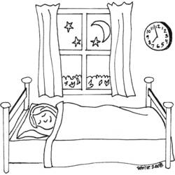 Malvorlage: Bett (Objekte) #168127 - Kostenlose Malvorlagen zum Ausdrucken