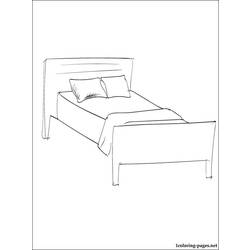 Malvorlage: Bett (Objekte) #168138 - Kostenlose Malvorlagen zum Ausdrucken