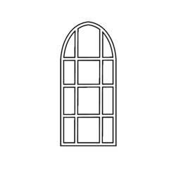 Malvorlage: Fenster (Objekte) #168544 - Kostenlose Malvorlagen zum Ausdrucken