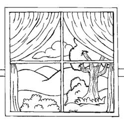 Malvorlage: Fenster (Objekte) #168816 - Kostenlose Malvorlagen zum Ausdrucken