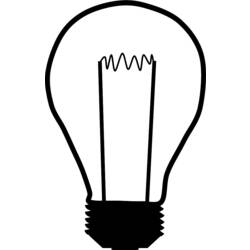 Malvorlage: Glühbirne (Objekte) #119377 - Kostenlose Malvorlagen zum Ausdrucken