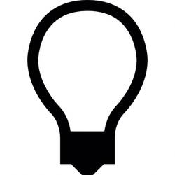 Malvorlage: Glühbirne (Objekte) #119378 - Kostenlose Malvorlagen zum Ausdrucken