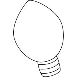 Malvorlage: Glühbirne (Objekte) #119474 - Kostenlose Malvorlagen zum Ausdrucken