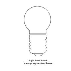 Malvorlage: Glühbirne (Objekte) #119511 - Kostenlose Malvorlagen zum Ausdrucken