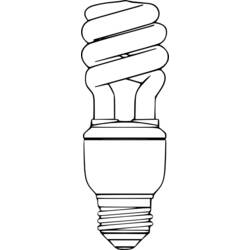 Malvorlage: Glühbirne (Objekte) #119561 - Kostenlose Malvorlagen zum Ausdrucken