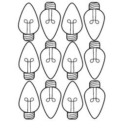 Malvorlage: Glühbirne (Objekte) #119618 - Kostenlose Malvorlagen zum Ausdrucken