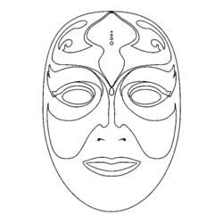 Malvorlage: Maske (Objekte) #120574 - Kostenlose Malvorlagen zum Ausdrucken