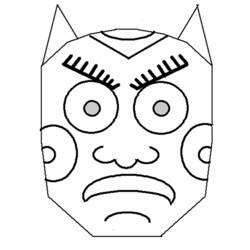 Malvorlage: Maske (Objekte) #120771 - Kostenlose Malvorlagen zum Ausdrucken