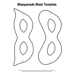 Malvorlage: Maske (Objekte) #120869 - Kostenlose Malvorlagen zum Ausdrucken