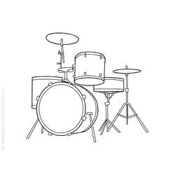Malvorlage: Musikinstrumente (Objekte) #167138 - Kostenlose Malvorlagen zum Ausdrucken
