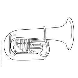 Malvorlage: Musikinstrumente (Objekte) #167149 - Kostenlose Malvorlagen zum Ausdrucken