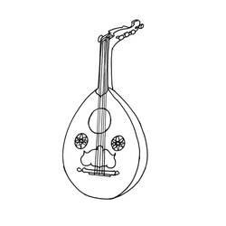 Malvorlage: Musikinstrumente (Objekte) #167154 - Kostenlose Malvorlagen zum Ausdrucken