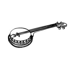 Malvorlage: Musikinstrumente (Objekte) #167155 - Kostenlose Malvorlagen zum Ausdrucken