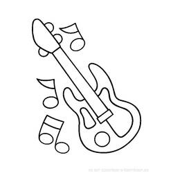 Malvorlage: Musikinstrumente (Objekte) #167167 - Kostenlose Malvorlagen zum Ausdrucken