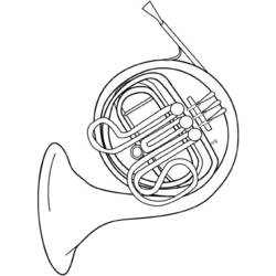 Malvorlage: Musikinstrumente (Objekte) #167174 - Kostenlose Malvorlagen zum Ausdrucken