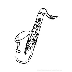 Malvorlage: Musikinstrumente (Objekte) #167199 - Kostenlose Malvorlagen zum Ausdrucken