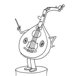 Malvorlage: Musikinstrumente (Objekte) #167304 - Kostenlose Malvorlagen zum Ausdrucken
