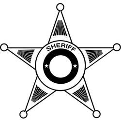 Malvorlage: Sheriffstern (Objekte) #118666 - Kostenlose Malvorlagen zum Ausdrucken