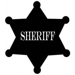 Malvorlage: Sheriffstern (Objekte) #118667 - Kostenlose Malvorlagen zum Ausdrucken