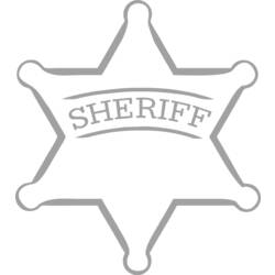 Malvorlage: Sheriffstern (Objekte) #118685 - Kostenlose Malvorlagen zum Ausdrucken