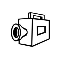 Malvorlage: Videokamera (Objekte) #120262 - Kostenlose Malvorlagen zum Ausdrucken