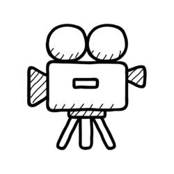 Malvorlage: Videokamera (Objekte) #120330 - Kostenlose Malvorlagen zum Ausdrucken
