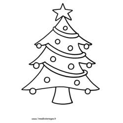 Malvorlage: Weihnachtsbaum (Objekte) #167436 - Kostenlose Malvorlagen zum Ausdrucken