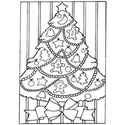 Malvorlage: Weihnachtsbaum (Objekte) #167437 - Kostenlose Malvorlagen zum Ausdrucken