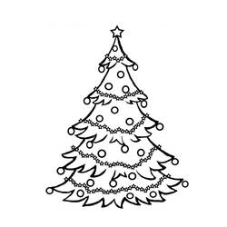 Malvorlage: Weihnachtsbaum (Objekte) #167439 - Kostenlose Malvorlagen zum Ausdrucken