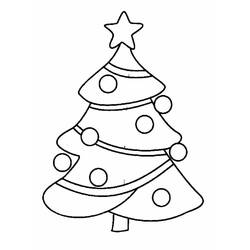 Malvorlage: Weihnachtsbaum (Objekte) #167440 - Kostenlose Malvorlagen zum Ausdrucken