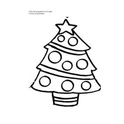 Malvorlage: Weihnachtsbaum (Objekte) #167499 - Kostenlose Malvorlagen zum Ausdrucken