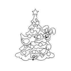 Malvorlage: Weihnachtsbaum (Objekte) #167502 - Kostenlose Malvorlagen zum Ausdrucken