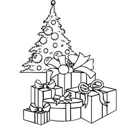 Malvorlage: Weihnachtsbaum (Objekte) #167506 - Kostenlose Malvorlagen zum Ausdrucken